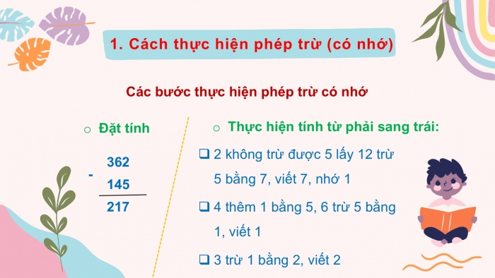 Giáo án PPT Toán 2 cánh diều bài Phép trừ (có nhớ) trong phạm vi 1000