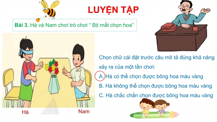 Giáo án PPT Toán 2 cánh diều bài Ôn tập về một số yếu tố thống kê và xác suất