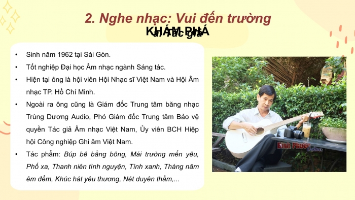 Giáo án PPT Âm nhạc 2 kết nối Tiết 11: Ôn tập đọc nhạc Bài số 2, Nghe nhạc Vui đến trường