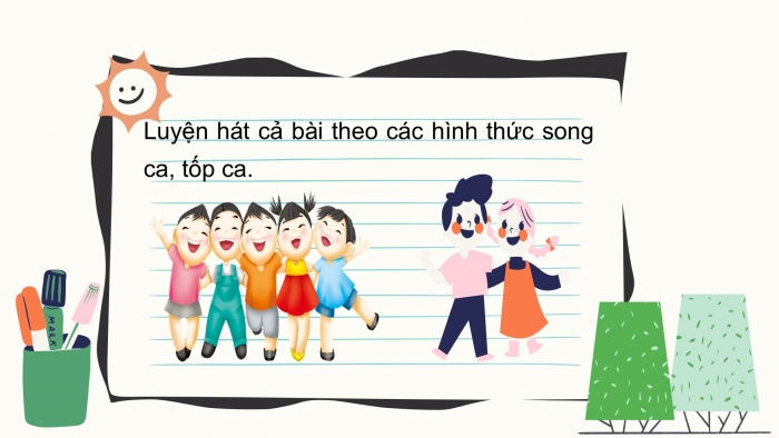 Giáo án PPT Âm nhạc 2 chân trời Tiết 4: Hát kết hợp với gõ đệm bằng thanh phách và vận động cơ thể lồng ghép trò chơi âm nhạc, Nhà ga âm nhạc