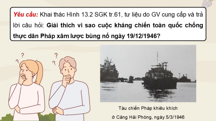 Giáo án điện tử Lịch sử 9 cánh diều Bài 13: Việt Nam từ năm 1946 đến năm 1954