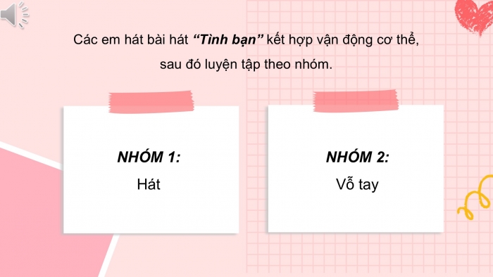 Giáo án PPT Âm nhạc 2 cánh diều Tiết 30: Nhạc cụ, Vận dụng – Sáng tạo Hát theo cách riêng của mình