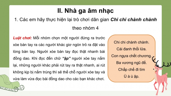 Giáo án PPT Âm nhạc 2 chân trời Tiết 3: Đọc tiết tấu, thực hành đệm cho bài hát Em học nhạc