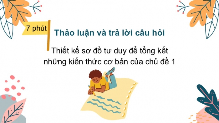 Giáo án PPT KHTN 6 chân trời Ôn tập Chủ đề 1