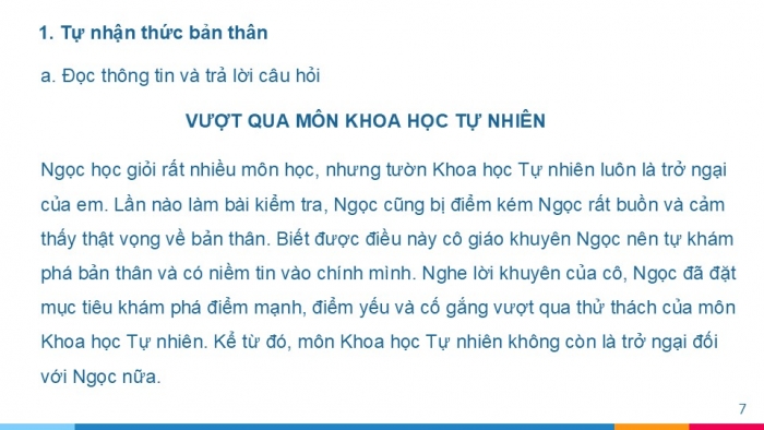 Giáo án PPT Công dân 6 cánh diều Bài 6: Tự nhận thức bản thân