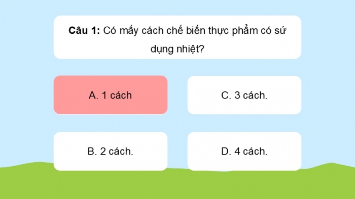 Giáo án điện tử Công nghệ 9 Chế biến thực phẩm Kết nối Bài Ôn tập Chương II