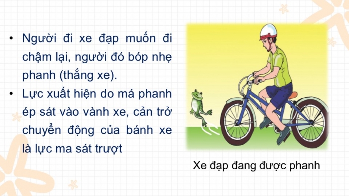 Giáo án PPT KHTN 6 cánh diều Bài 28: Lực ma sát