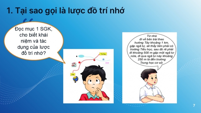 Giáo án PPT Địa lí 6 cánh diều Bài 3: Lược đồ trí nhớ