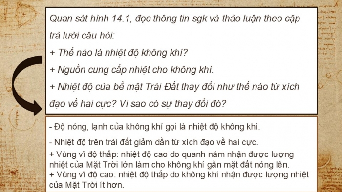 Giáo án PPT Địa lí 6 cánh diều Bài 14: Nhiệt độ và mưa. Thời tiết và khí hậu