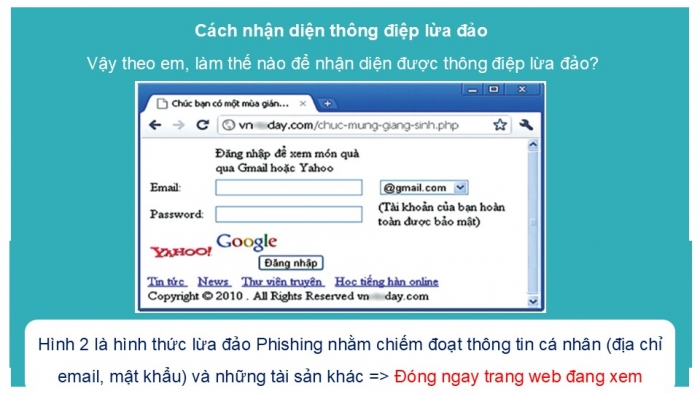 Giáo án PPT Tin học 6 cánh diều Bài 3: Thực hành phòng vệ trước ảnh hưởng xấu từ Internet