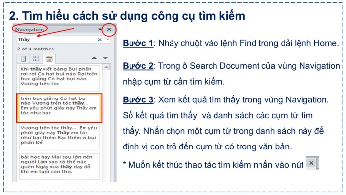 Giáo án PPT Tin học 6 cánh diều Bài 1: Tìm kiếm và thay thế trong soạn thảo văn bản