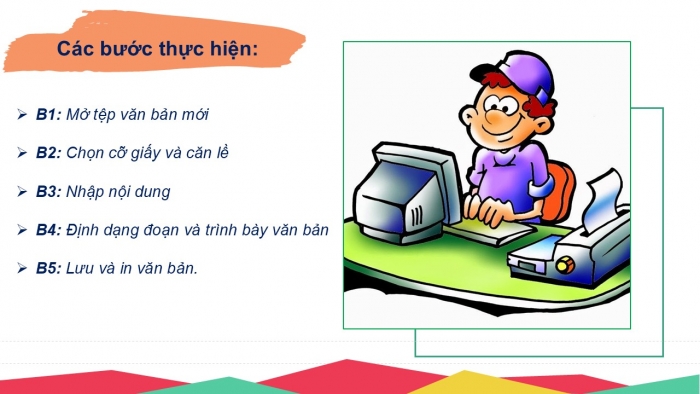 Giáo án PPT Tin học 6 cánh diều Bài 5: Thực hành tổng hợp về soạn thảo văn bản