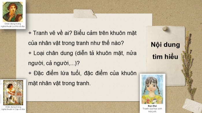 Giáo án PPT Mĩ thuật 6 cánh diều Bài 1: Chân dung bạn em