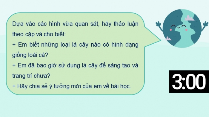 Giáo án PPT Mĩ thuật 6 cánh diều Bài 6: Tạo hình cá bằng lá cây