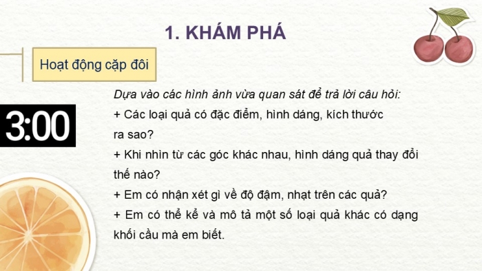 Giáo án PPT Mĩ thuật 6 cánh diều Bài 8: Vẽ mẫu có dạng khối cầu