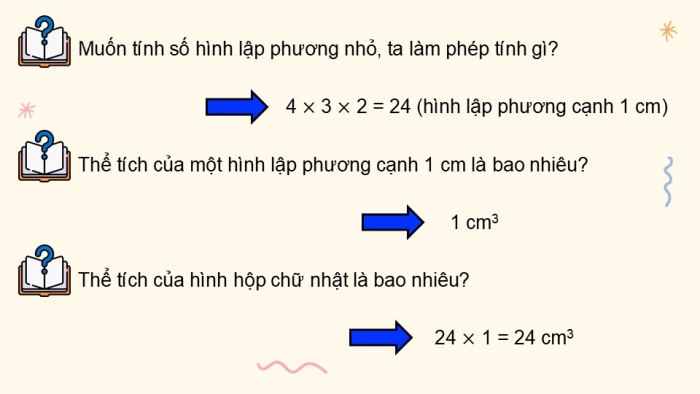 Giáo án điện tử Toán 5 cánh diều Bài 65: Thể tích hình hộp chữ nhật, hình lập phương