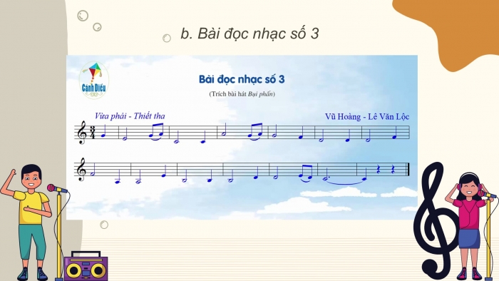 Giáo án PPT Âm nhạc 6 cánh diều Tiết 4: Ôn tập Bài đọc nhạc số 3, Ôn tập bài tập hợp âm và bài tập tiết tấu, Ôn tập bài hát Bụi phấn