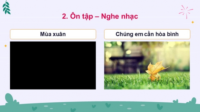 Giáo án điện tử Âm nhạc 9 kết nối Tiết 27: Ôn tập và kiểm tra giữa Học kì II