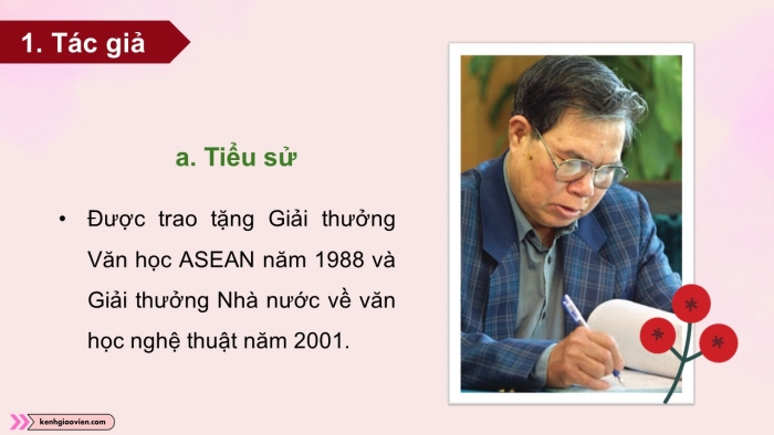 Giáo án điện tử Ngữ văn 12 chân trời Bài 7: Ngày 30 Tết (Trích Mùa lá rụng trong vườn – Ma Văn Kháng)