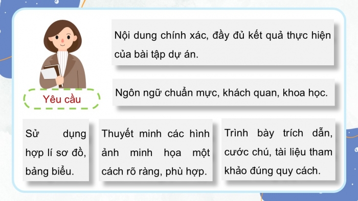 Giáo án điện tử Ngữ văn 12 chân trời Bài 7: Viết báo cáo kết quả của bài tập dự án về một vấn đề xã hội