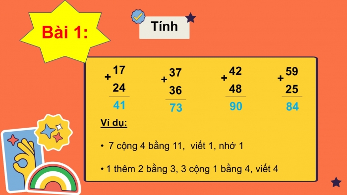 Giáo án PPT Toán 2 kết nối Bài 20: Phép cộng (có nhớ) số có hai chữ số với số có hai chữ số