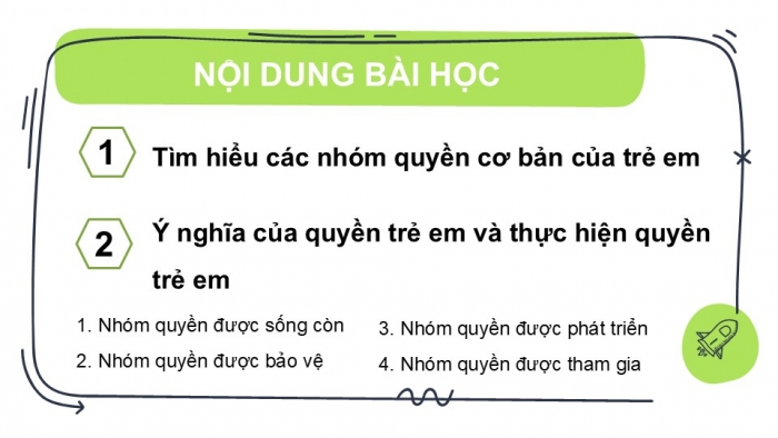 Giáo án PPT Công dân 6 kết nối Bài 11: Quyền cơ bản của trẻ em