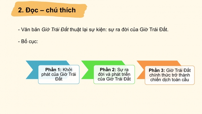 Giáo án PPT Ngữ văn 6 cánh diều Bài 5: Giờ Trái Đất