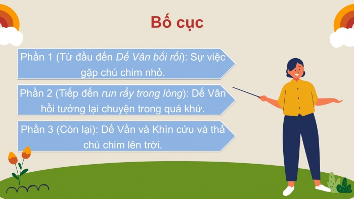 Giáo án PPT Ngữ văn 6 cánh diều Bài 9: Chích bông ơi!