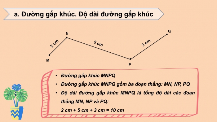 Giáo án PPT Toán 2 kết nối Bài 26: Đường gấp khúc. Hình tứ giác