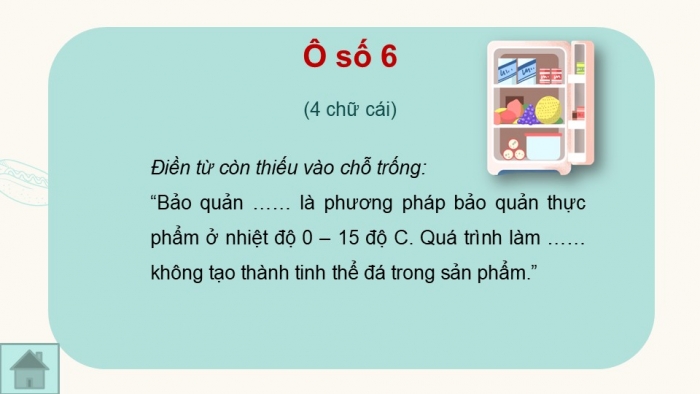 Giáo án PPT Công nghệ 6 chân trời Ôn tập Chương 2