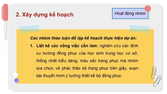 Giáo án PPT Công nghệ 6 chân trời Dự án 3: Em làm nhà thiết kế thời trang