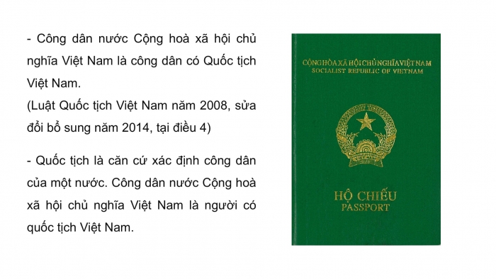 Giáo án PPT Công dân 6 chân trời Bài 9: Công dân nước Cộng hoà xã hội chủ nghĩa Việt Nam