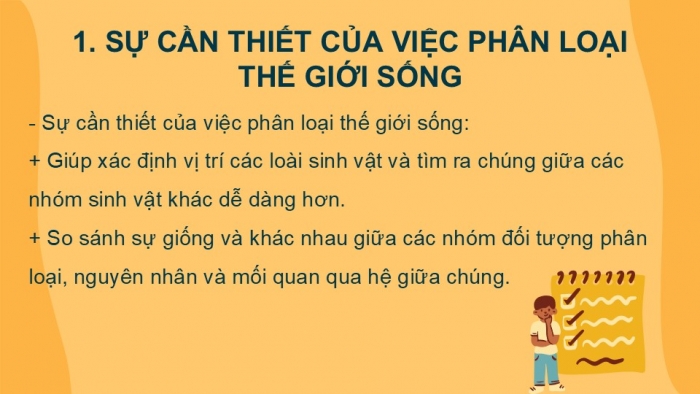 Giáo án PPT KHTN 6 kết nối Bài 25: Hệ thống phân loại sinh vật