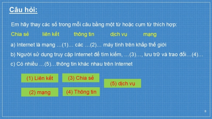 Giáo án PPT Tin học 6 kết nối Bài 5: Internet