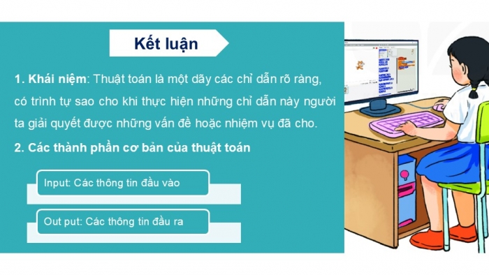 Giáo án PPT Tin học 6 kết nối Bài 15: Thuật toán