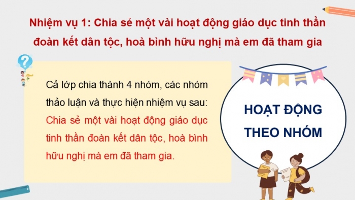 Giáo án điện tử Hoạt động trải nghiệm 12 cánh diều Chủ đề 5: Chủ động tham gia các hoạt động xã hội (P2)