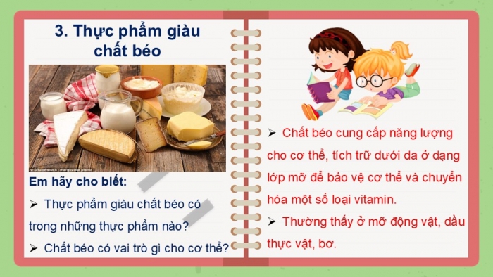 Giáo án PPT Công nghệ 6 kết nối Bài 4: Thực phẩm và dinh dưỡng