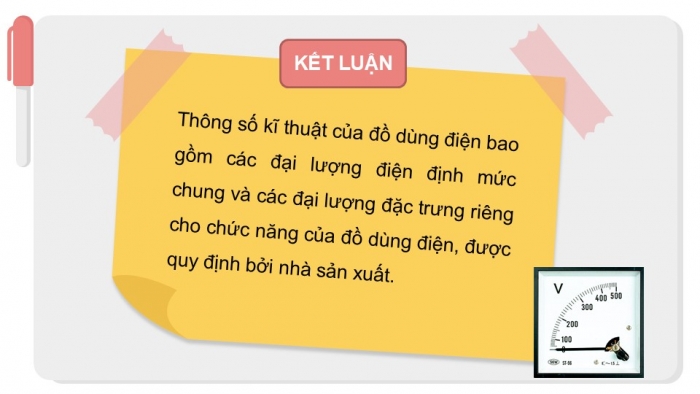 Giáo án PPT Công nghệ 6 kết nối Bài 10: Khái quát về đồ dùng điện trong gia đình