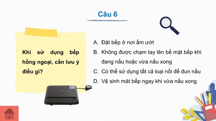 Giáo án PPT Công nghệ 6 kết nối Ôn tập Chương IV