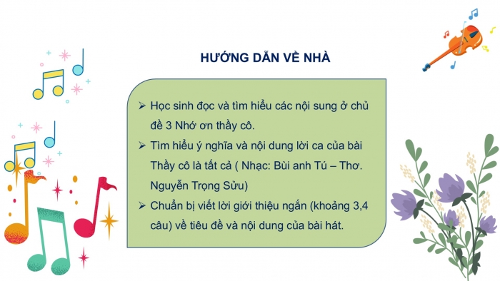 Giáo án PPT Âm nhạc 6 kết nối Tiết 8: Vận dụng - Sáng tạo