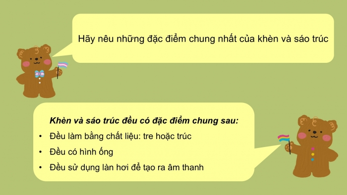 Giáo án PPT Âm nhạc 6 kết nối Tiết 21: Tìm hiểu sáo trúc, khèn; Ôn tập Bài đọc nhạc số 3