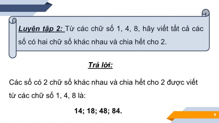 Giáo án PPT Toán 6 cánh diều Bài 8: Dấu hiệu chia hết cho 2, cho 5