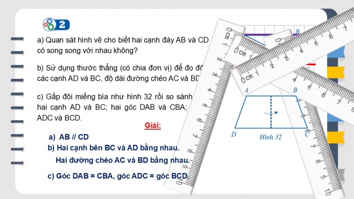 Giáo án PPT Toán 6 cánh diều Bài 4: Hình thang cân