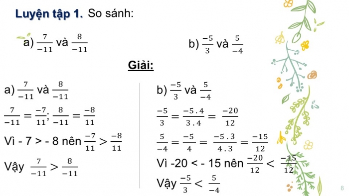 Giáo án PPT Toán 6 cánh diều Bài 2: So sánh các phân số. Hỗn số dương