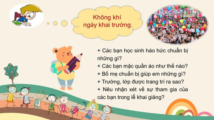 Giáo án PPT Tự nhiên và Xã hội 2 kết nối Bài 6: Chào đón ngày khai giảng