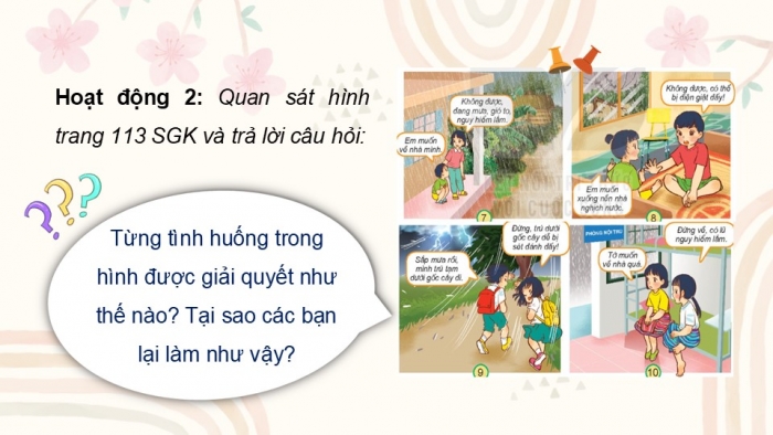 Giáo án PPT Tự nhiên và Xã hội 2 kết nối Bài 30: Luyện tập ứng phó với thiên tai