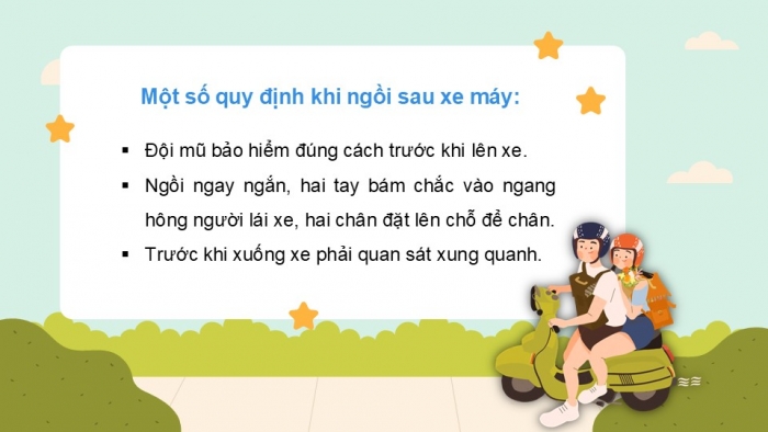 Giáo án PPT Tự nhiên và Xã hội 2 cánh diều Bài 9: An toàn khi đi trên phương tiện giao thông