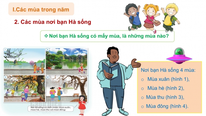 Giáo án PPT Tự nhiên và Xã hội 2 cánh diều Bài 19: Các mùa trong năm