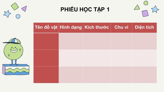 Giáo án PPT Toán 6 chân trời Bài 4 Hoạt động thực hành và trải nghiệm: Tính chu vi và diện tích của một số hình trong thực tiễn