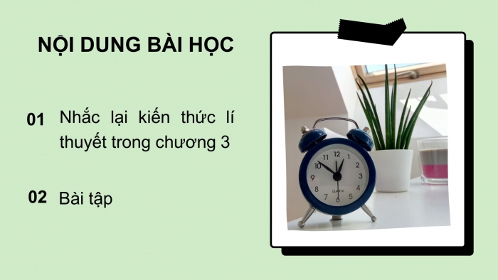 Giáo án PPT Toán 6 chân trời Bài tập cuối chương 3